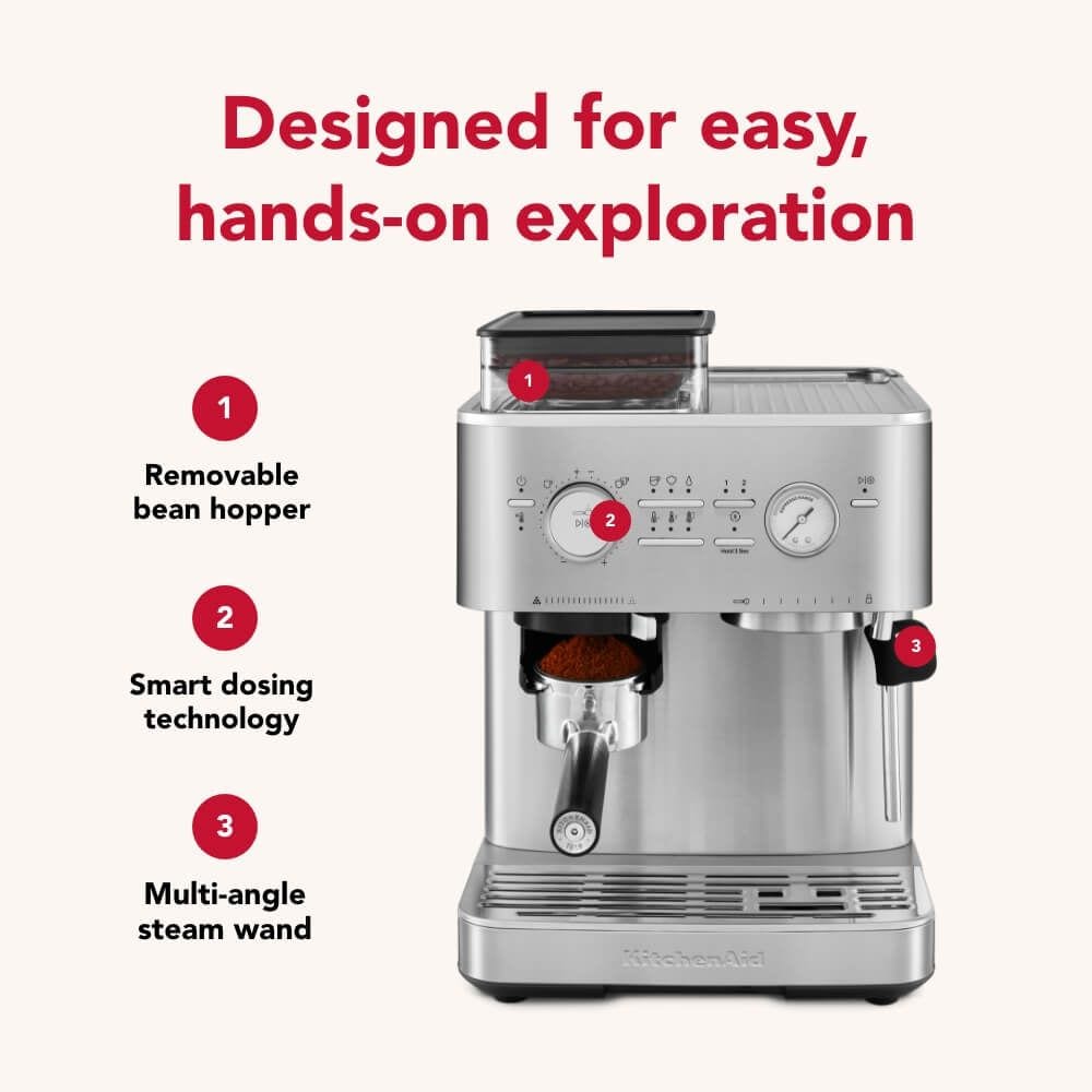 Kitchenaid Coffee machine 5KES6551BSX Stainless steel Lifestyle